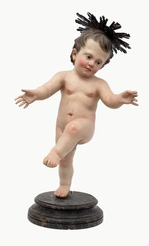 Angioletto putto scolpito - putto,