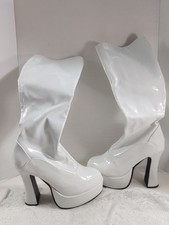 Stivali bianchi plateau anni