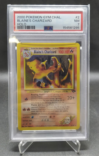 Blaine charizard holo - blaine's,
