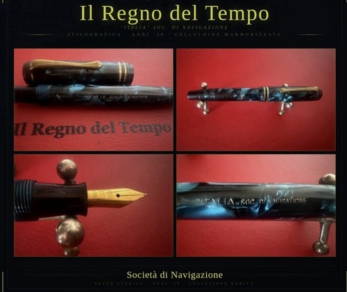 Penna stilografica celluloide