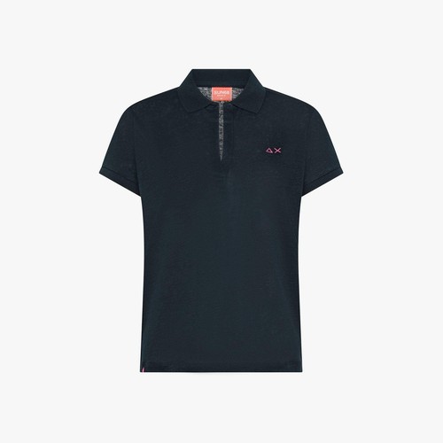 Polo donna sun68 blu - sun68,