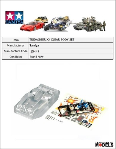Mini 4wd tridagger - mini, clear