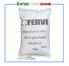 MICROSFERE DI VETRO SACCHETTO 5 KG   200 - 300 PER SABBIATRICE 