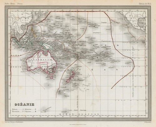 Stampatralia oceania originale - oceania,