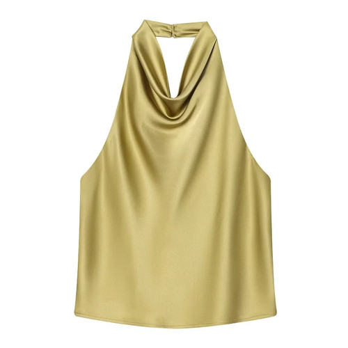 Top halter donna 2026 raso - halter,