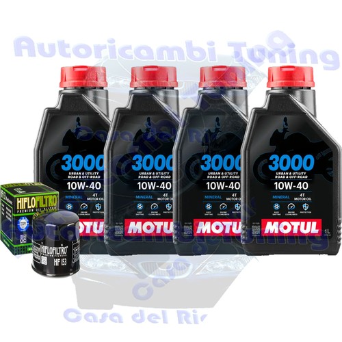 Kit tagliando olio - olio, motul