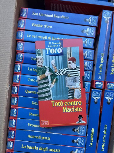 Collezione vhs totò lotto - collezione,