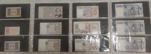 Lotto pezzi cartamoneta - lotto,