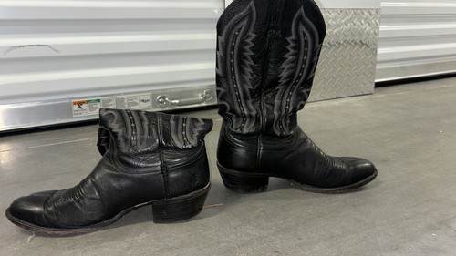 Stivali western cowboy neri