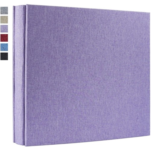 Album fotografico lino viola