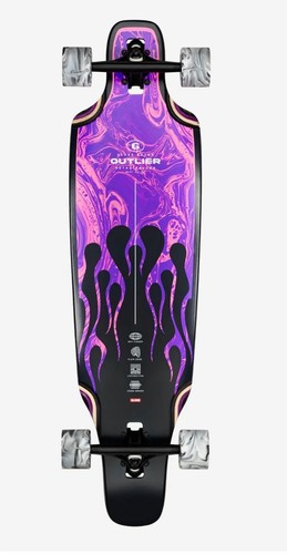 Longboard globe outlier - longboard, purple