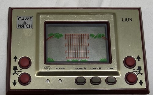 Nintendo game watch lion - game,