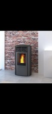 Stufa a pellet edilkamin Aris 8 kw Grigio Scuro con libretto istuzioni