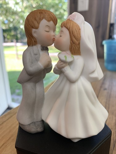 Cake topper sposi - lefton, bacio
