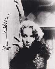 MARLENE DIETRICH autografo