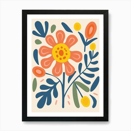 Quadro acquerello floreale