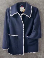 Boden cappotto donna blu navy