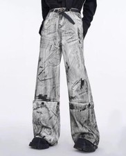 Jeans uomo grigio denim cotone