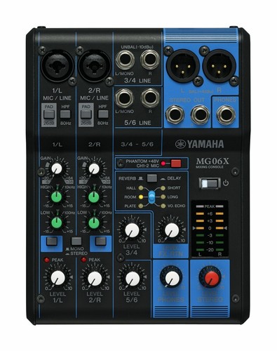 Mixer yamaha mg06x - mixer,