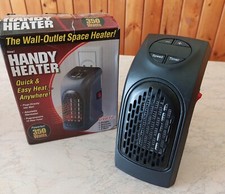 Mini stufa elettrica,portatile,Handy Heater 350W,Regolabile,Nero