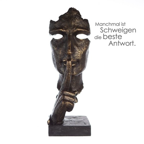 Scultura silence altezza 39x13 - scultura,