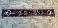 FORZA LIVORNO Sciarpa Calcio Scarf Bufanda Football Soccer VINTAGE