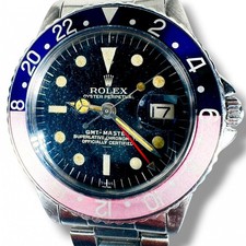 Raro Rolex GMT-Master ref. 1675 Sottolinea Doppio Quadrante Svizzero 1963