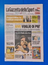 GAZZETTA DELLO SPORT 7 OTTOBRE 2009 JUVENTUS-ITALIA FIORETTO SQUADRE ORO SCHERMA