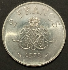 PRINCIPATO DI MONACO 2 FRANCS