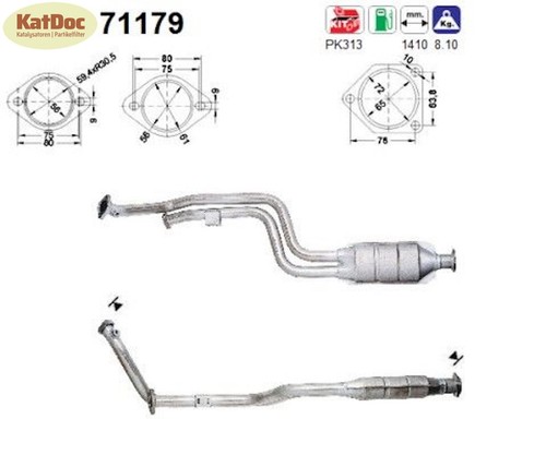 Catalizzatore per mercedes - per,