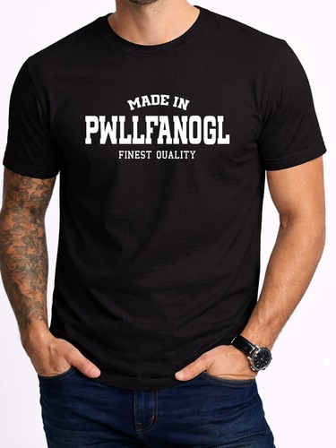 Shirt uomo nera pwllfanogl - uomo,