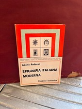 EPIGRAFIA ITALIANA MODERNA - REPRINT ANTICHI MANUALI HOEPLI