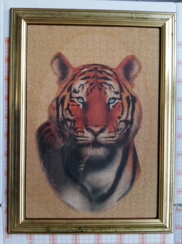 Quadro tigre tasselli - quadro,