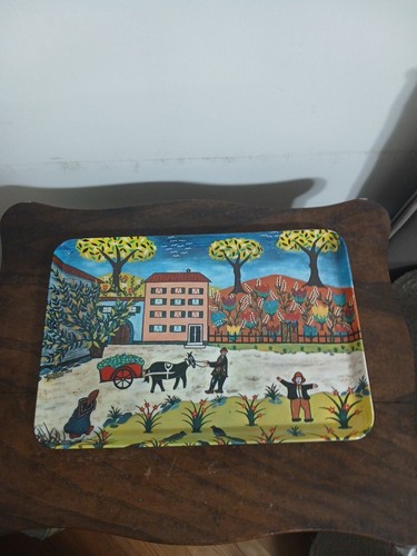 Vassoi melanina pittori naif - vassoi,