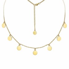 Piastrine Collana 8mm Acciaio