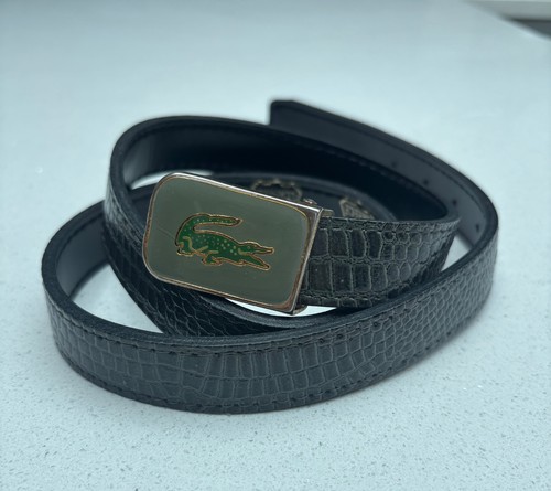 Cintura vintage lacoste placca - vintage,