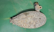 VESPA 125 BACCHETTA 1950 PORZIONE DI MARMITTA MOLTO DETERIORATA VEDI FOTO