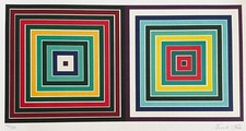 Frank Stella Litografia COA