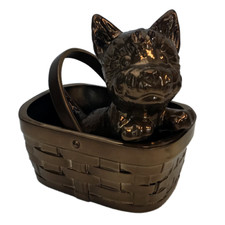 SDCC 2023 Il Mago di Oz Toto Cane Statua Arte Cromata Figura 8" Fumetto Con