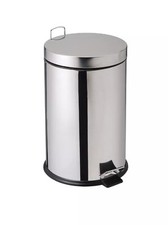 Pattumiera In Acciaio A Pedale