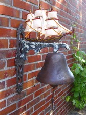 ENORME CAMPANA PORTA VELIERO