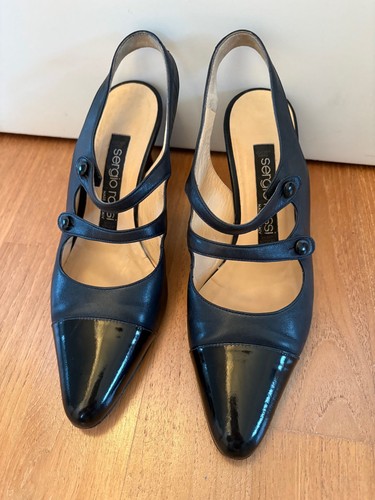 Scarpa donna décollté pelle