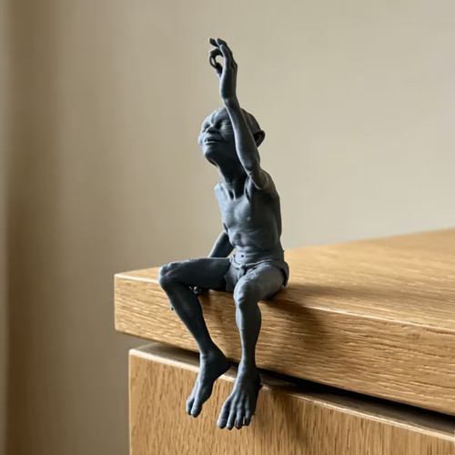 Gollum stampato ispirato - gollum,