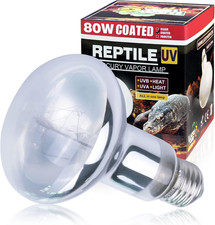 UVA UVB - Lampada Termica per Terrario, E27, Rettili, UVB, 80 W, D3, Lampada per