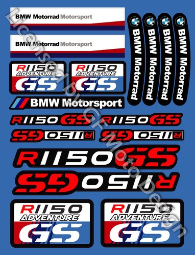 Bmw adventure set adesivi - set,