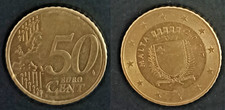 MALTA - Moneta  da 50 centesimi  -  anno 2017  - moneta circolata Spl foto