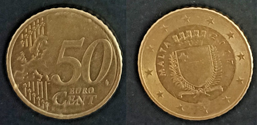 Malta moneta da 50 - -,