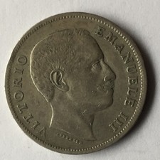 1 LIRA 1901 AQUILA SABAUDA