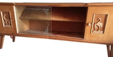 CREDENZA VINTAGE ART DECO' MOBILE BUFFET SIDEBOARD ANNI "50 stile GIO' PONTI