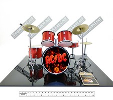 Mini Drum set AC/DC tribute